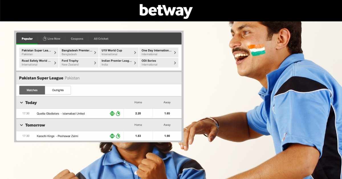 betway betting on cricket site option
