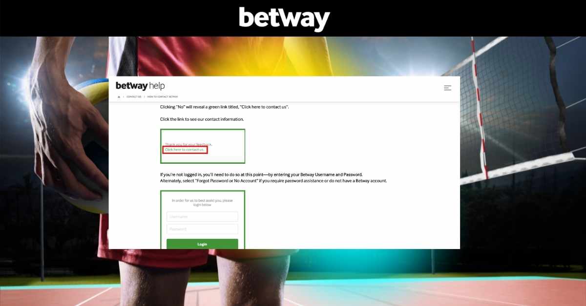 how to contact betway support